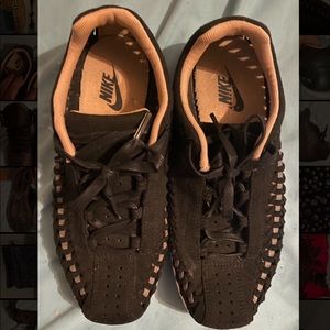 Nike Mayfly Black Suede Woven Sneaker